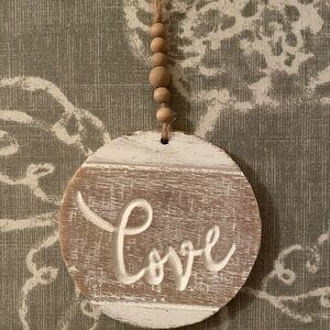 Love wooden sign